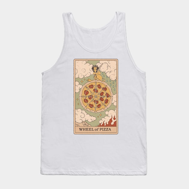 Wheel of Pizza Tank Top by thiagocorrea